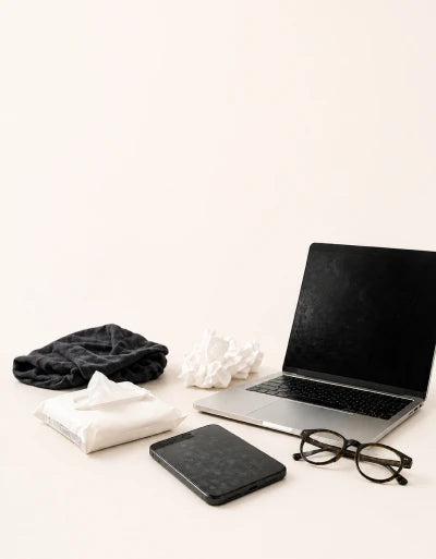 Dirty devices and disposable wipes